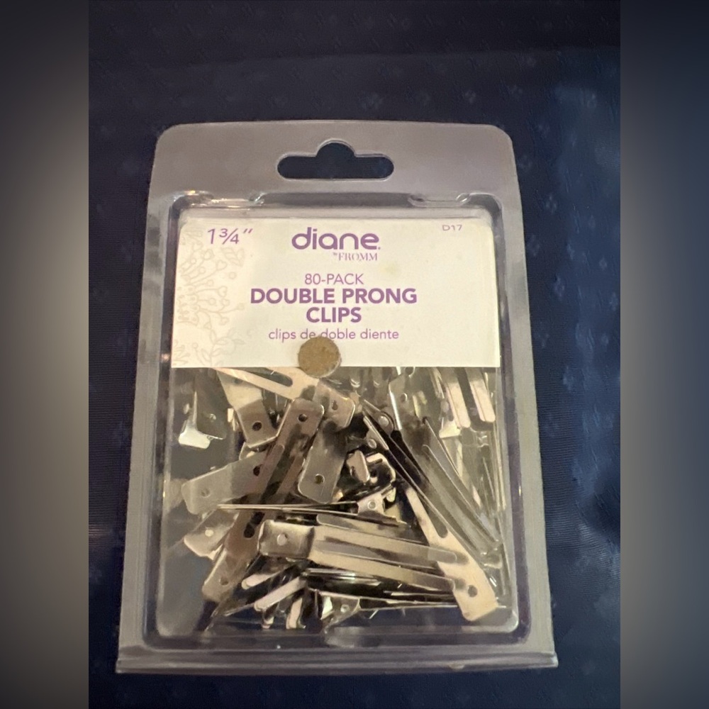 DOUBLE PRONG CLIPS 80PK Crafts 1 3/4” Art